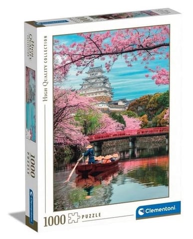 ⁨Puzzle 1000 HQ Himeji Castle in Spring⁩ w sklepie Wasserman.eu