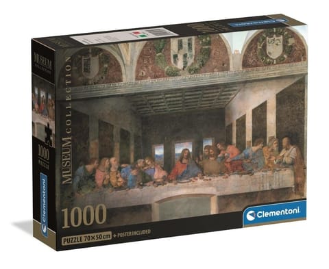 ⁨Puzzle 1000 Museum Leonardo: Cenacolo⁩ w sklepie Wasserman.eu