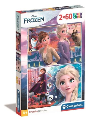 ⁨Puzzle 2x60 Super kolor Frozen 2⁩ w sklepie Wasserman.eu
