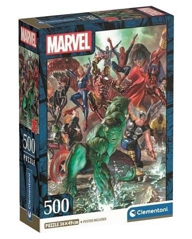 ⁨Puzzle 500 Compact The Avengers⁩ w sklepie Wasserman.eu