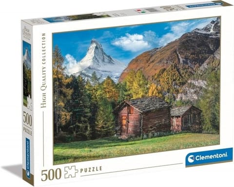 ⁨Puzzle 500 HQ Charming Matterhorn⁩ w sklepie Wasserman.eu