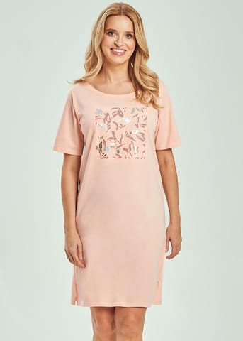 ⁨KOSZULA TARO 3554 VALENTINA SS26 01 (kolor MORELOWY, rozmiar M)⁩ w sklepie Wasserman.eu