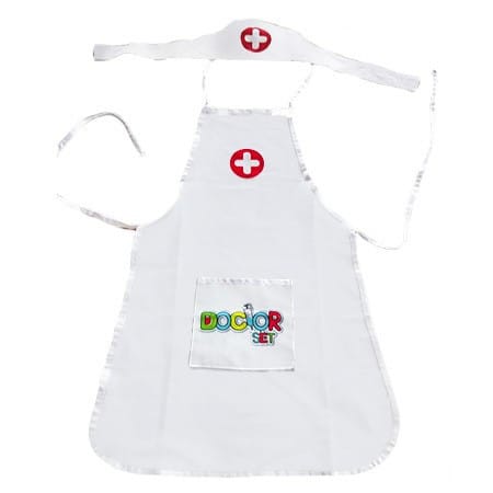 WOOPIE Strój Pielęgniarki Kitel Fartuszek z Czepkiem Pielęgniarki w sklepie Wasserman.eu