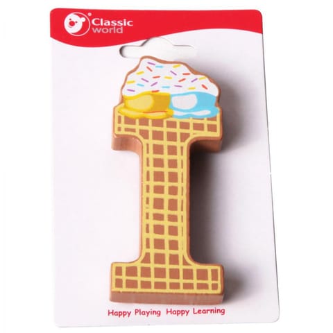 ⁨CLASSIC WORLD Drewniana Literka I⁩ w sklepie Wasserman.eu