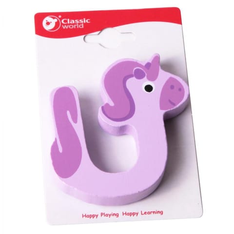 ⁨CLASSIC WORLD Drewniana Literka U⁩ w sklepie Wasserman.eu