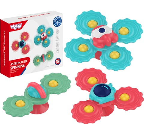 ⁨WOOPIE BABY Gryzak Spinner Wirujący z Przyssawką Zestaw 3 szt⁩ w sklepie Wasserman.eu