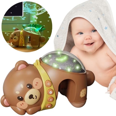 ⁨WOOPIE BABY Projektor Gwiazd Rzutnik Lampka Nocna dla Dzieci Miś⁩ w sklepie Wasserman.eu