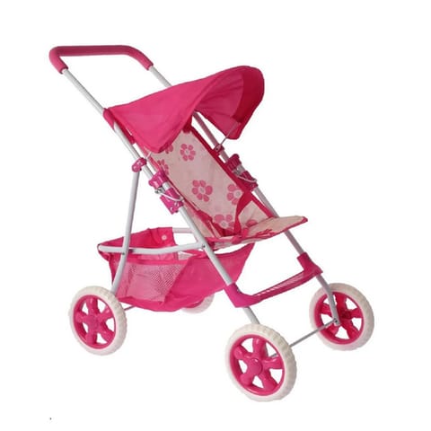 WOOPIE ROYAL Wózek dla Lalek Spacerówka w Kwiaty w sklepie Wasserman.eu