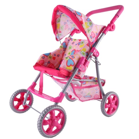 WOOPIE ROYAL Spacerówka Wózek dla Lalek Serca Kolorowe w sklepie Wasserman.eu