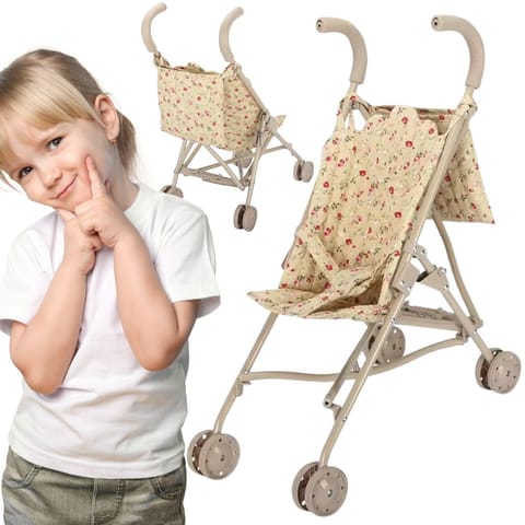 WOOPIE ROYAL Wózek dla Lalek Spacerówka Vintage Rose w sklepie Wasserman.eu