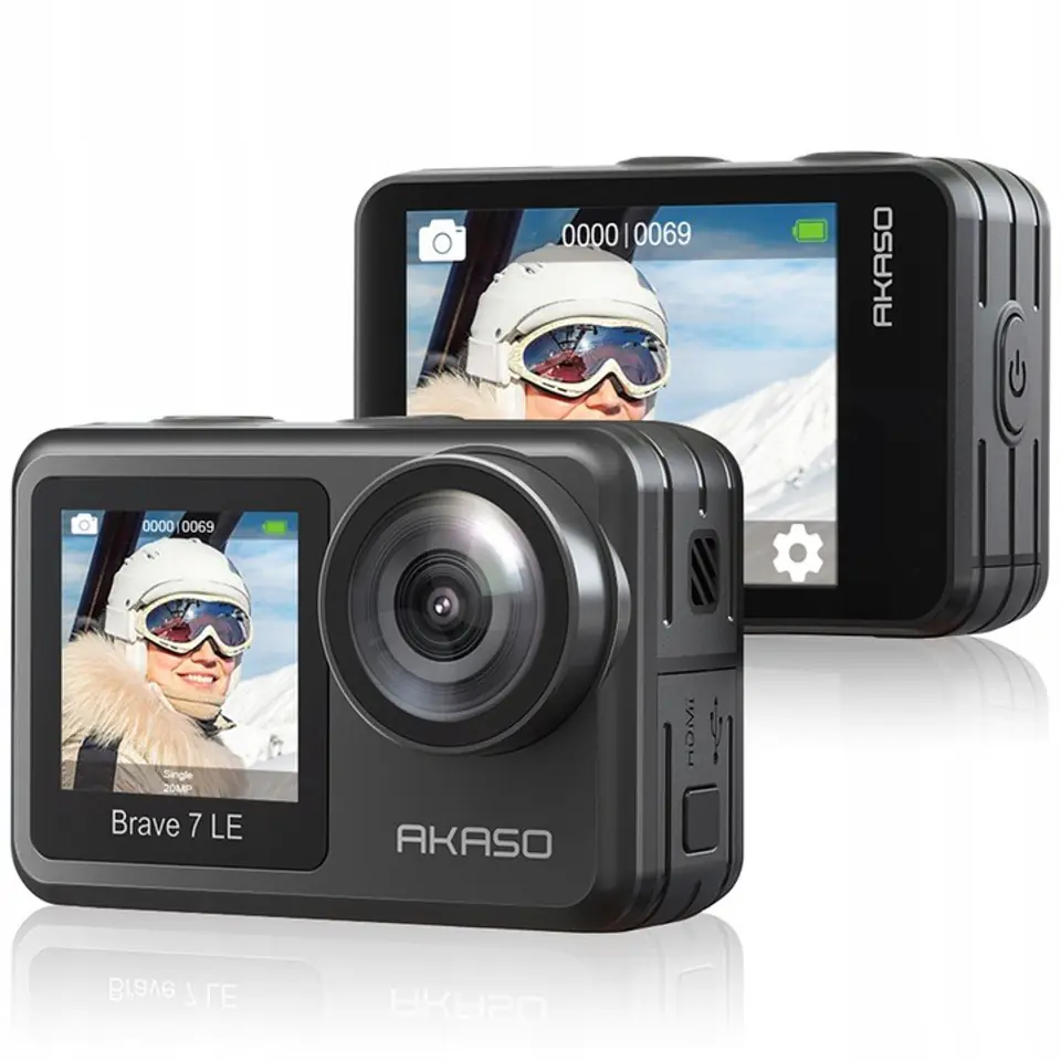 Akaso Brave 7 LE 4K-Sportkamera mit Dual-Display im Wasserman.eu