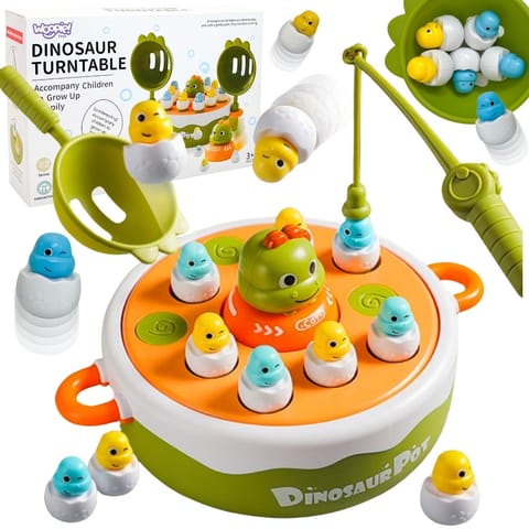 ⁨WOOPIE Gra Zręcznościowa Łowienie Dinozaurów 4w1 Katapulta⁩ w sklepie Wasserman.eu