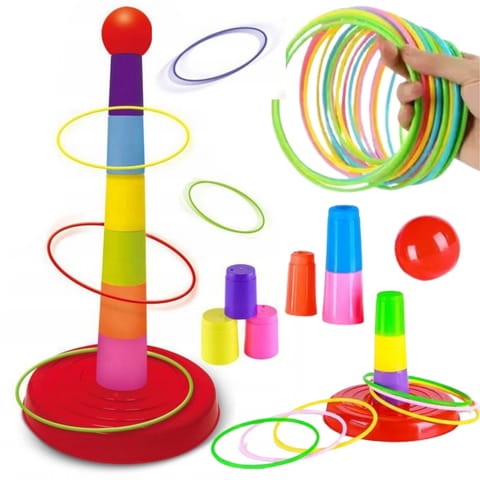 ⁨WOOPIE Gra Zręcznościowa Rzut do Celu Obręcze Ringo⁩ w sklepie Wasserman.eu