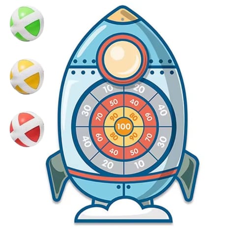 ⁨WOOPIE Gra Zręcznościowa w Rzutki na Rzepy Tarcza Rakieta⁩ w sklepie Wasserman.eu