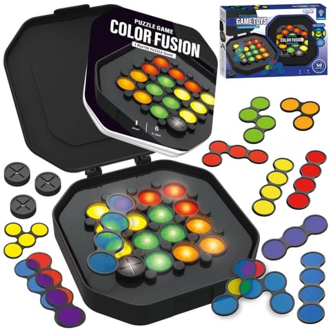 ⁨WOOPIE IQ Gra Logiczna "Ułóż Wzór" Trening Mózgu Nauka Mieszania Kolorów⁩ w sklepie Wasserman.eu