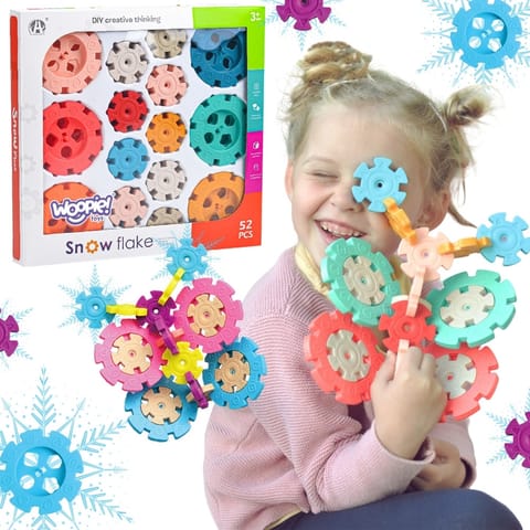 ⁨WOOPIE Klocki Konstrukcyjne Wafle Jeżyki 52 el.⁩ w sklepie Wasserman.eu