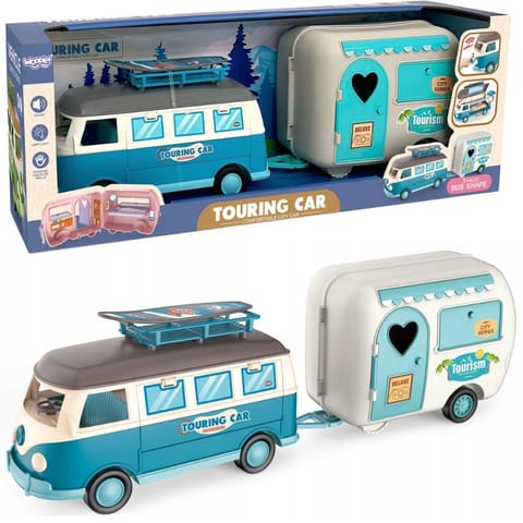 ⁨WOOPIE Kamper XL dla Lalek Zestaw Kempingowy z Przyczepką⁩ w sklepie Wasserman.eu