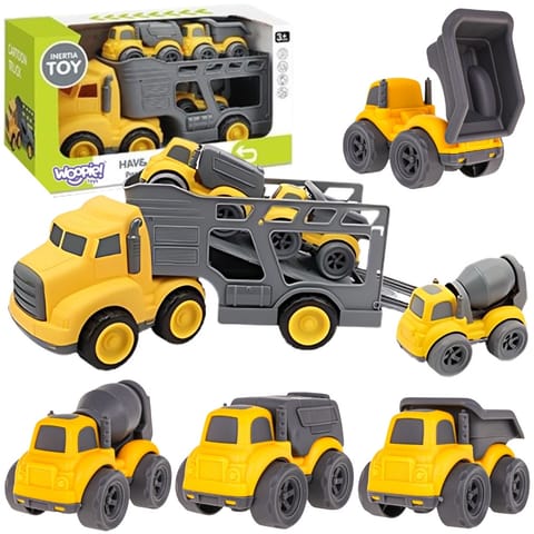 ⁨WOOPIE Laweta Zestaw 4w1 Pojazdy Budowlane⁩ w sklepie Wasserman.eu