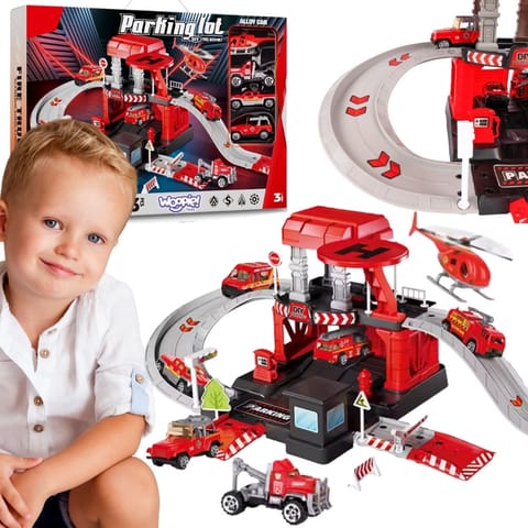 ⁨WOOPIE Garaż Parking Straż Pożarna 43 el.⁩ w sklepie Wasserman.eu