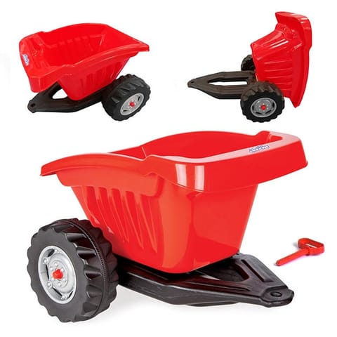 ⁨WOOPIE Przyczepka Wywrotka ACTIVE TRAILER Czerwona 35 kg⁩ w sklepie Wasserman.eu