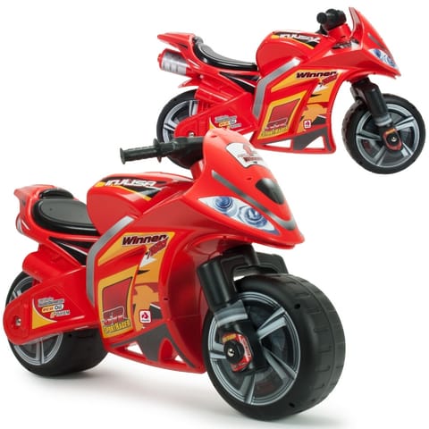 ⁨INJUSA Jeździk Pchacz Motor Biegowy Winner 750 sx Czerwony⁩ w sklepie Wasserman.eu