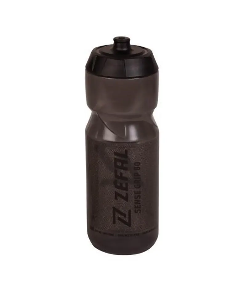 Bidon ZEFAL SENSE GRIP 80 SMOKED BLACK WITH BLACK PRINT 0,8L w sklepie Wasserman.eu