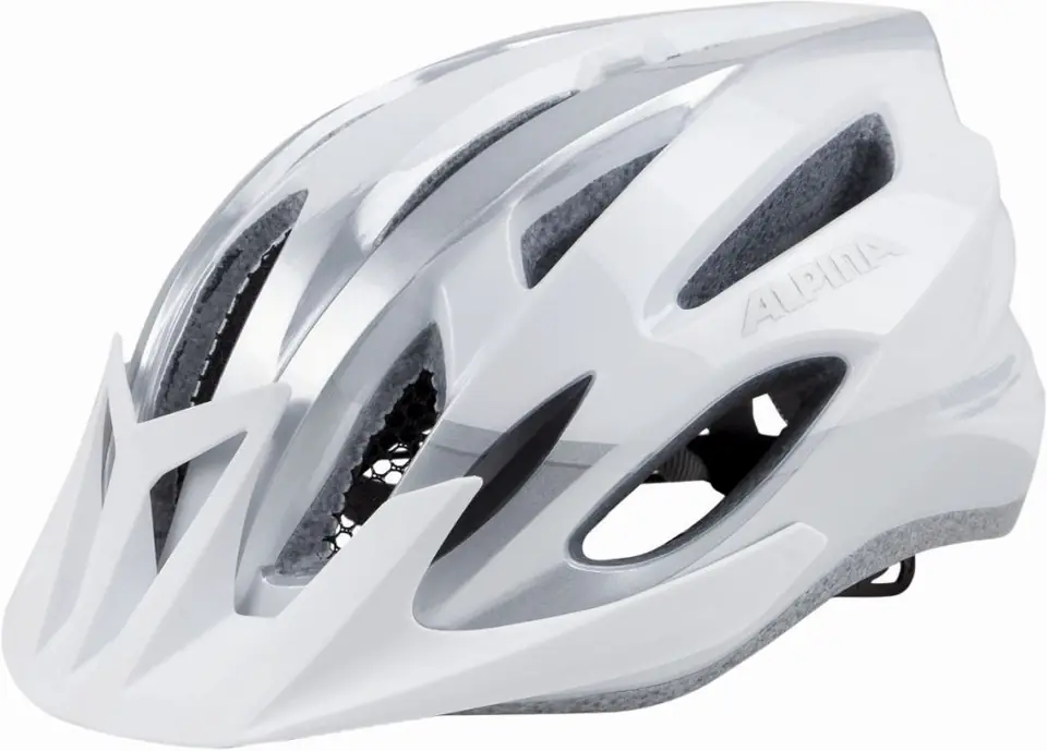 Bike Helmet Alpina MTB17 White & Silver 54-58 at Wasserman.eu