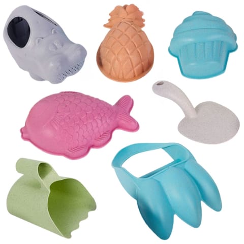 ⁨WOOPIE GREEN Zestaw do Piasku z Pazurami 7 el. BIODEGRADOWALNY ORGANICZNY MATERIAŁ⁩ w sklepie Wasserman.eu