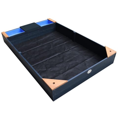 ⁨AXI Duża Piaskownica z Pojemnikami Siedziskiem i Przykryciem⁩ w sklepie Wasserman.eu