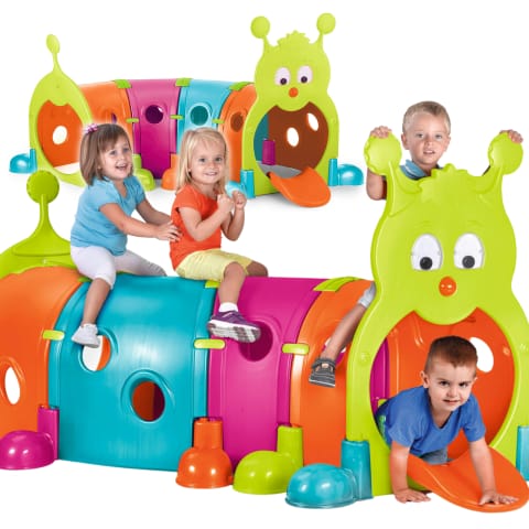 ⁨FEBER Duży Tunel dla dzieci Gąsienica XXL Modułowy Plac Zabaw⁩ w sklepie Wasserman.eu