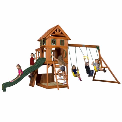 ⁨BACKYARD DISCOVERY Ogromny Drewniany Plac Zabaw Atlantic⁩ w sklepie Wasserman.eu