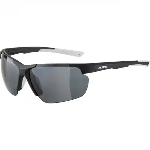 ⁨Alpina Sports DEFEY HR Running glasses Semi rimless Black, White⁩ at Wasserman.eu
