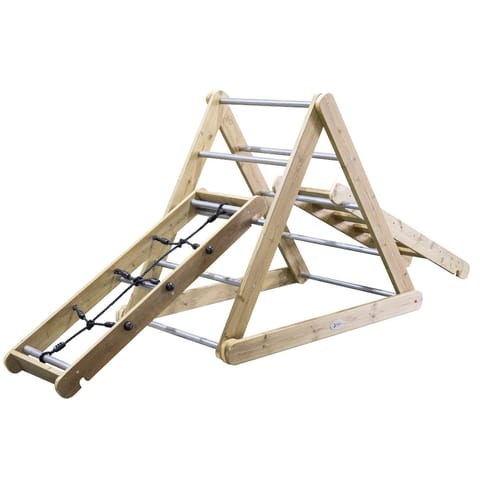 CLASSIC WORLD EDU Drewniany Plac Zabaw XL Zestaw Drabinka Montessori do Wspinaczki w sklepie Wasserman.eu