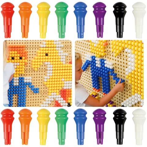 ⁨MASTERKIDZ Kolorowe Kołeczki Do Tablicy Naukowej 512 Sztuk 8 Kolorów⁩ w sklepie Wasserman.eu