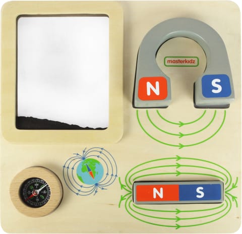 ⁨MASTERKIDZ Zabawa Magnetyczna Tablica Edukacyjna Kompas Montessori⁩ w sklepie Wasserman.eu