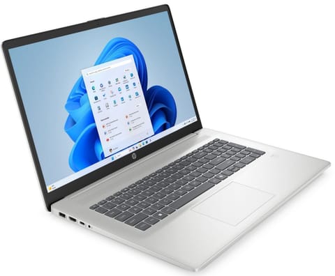 ⁨Notebook HP 17-cp2216nw (17.3"/R5 7520U /16GB/SSD512GB/W11H/Srebrno czarny)⁩ w sklepie Wasserman.eu