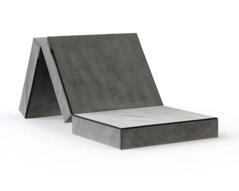 ⁨Materac turystyczny 80x200 rozkładany Wysokość: 9 cm, Kolor: Pudrowy róż⁩ w sklepie Wasserman.eu