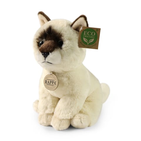 ⁨Rappa - Pluszowa realistyczna maskotka Kot Ragdoll siedzący 23 cm Eco-Friendly Soft Collection⁩ w sklepie Wasserman.eu