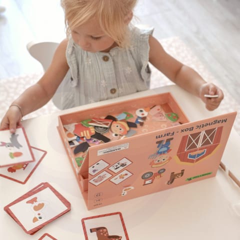 ⁨TOOKY TOY Układanka Magnetyczna Farma Puzzle⁩ w sklepie Wasserman.eu