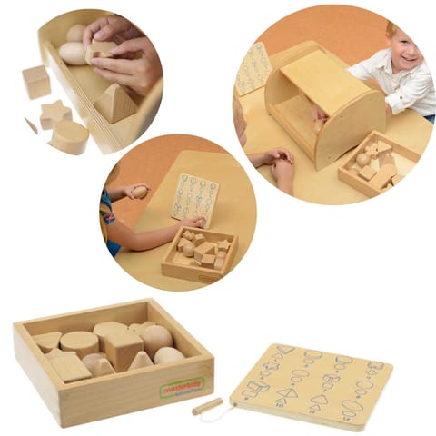 ⁨MASTERKIDZ Zgaduj Dotykiem Odgadnij Kształty 12 Elementów⁩ w sklepie Wasserman.eu