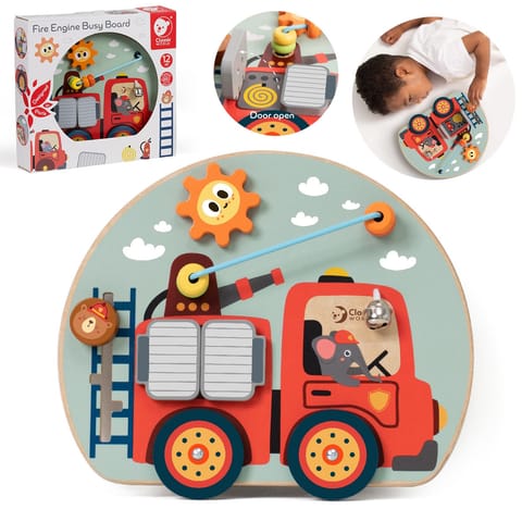 ⁨CLASSIC WORLD Tablica Manipulacyjna Wielofunkcyjna 6w1 Straż⁩ w sklepie Wasserman.eu