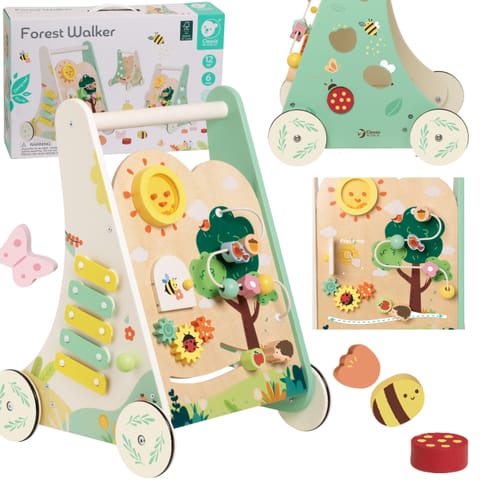 ⁨CLASSIC WORLD Drewniany Pchacz Multifunkcyjny 8w1 "Leśny Chodzik"⁩ w sklepie Wasserman.eu