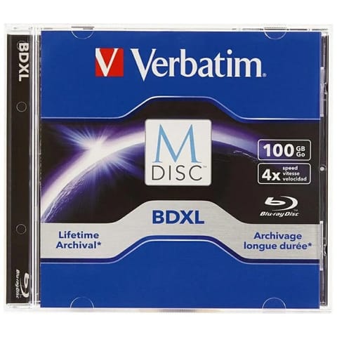 ⁨Płyta BDXL Verbatim 100GB 4xSpeed  do    druku 5szt 43834⁩ w sklepie Wasserman.eu