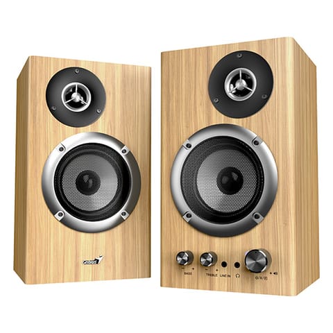 ⁨Genius głośniki SP-HF1812BT, 2.0, 50W, jasnobrązowy⁩ w sklepie Wasserman.eu