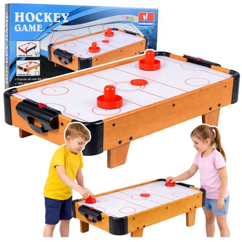 ⁨Mini Stół Air Hockey Stołowy Gra Zręcznościowa Dla Dzieci Drewniany⁩ w sklepie Wasserman.eu