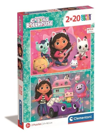 Puzzle 2x20 elements Gabbys Dollhouse at Wasserman.eu