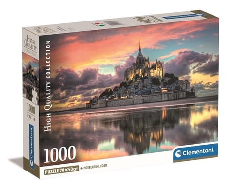 ⁨Puzzle 1000 Compact Le Magnifique Mont Saint-Miche⁩ w sklepie Wasserman.eu