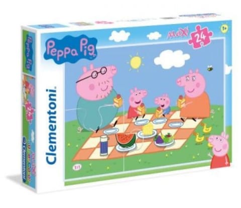 ⁨Puzzle 24 Maxi Super Kolor Peppa Pig⁩ w sklepie Wasserman.eu