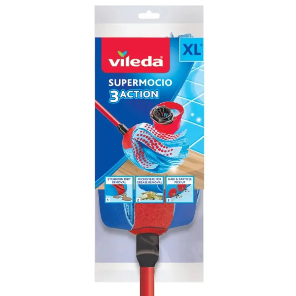 ⁨Mop Vileda 3Action Velour XL⁩ w sklepie Wasserman.eu