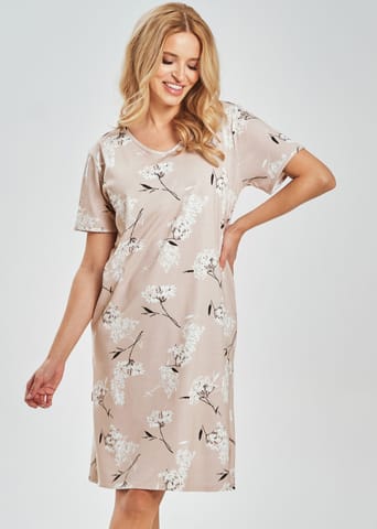 ⁨KOSZULA TARO 3555 FIORA SS26 01 (kolor beż, rozmiar XXL)⁩ w sklepie Wasserman.eu